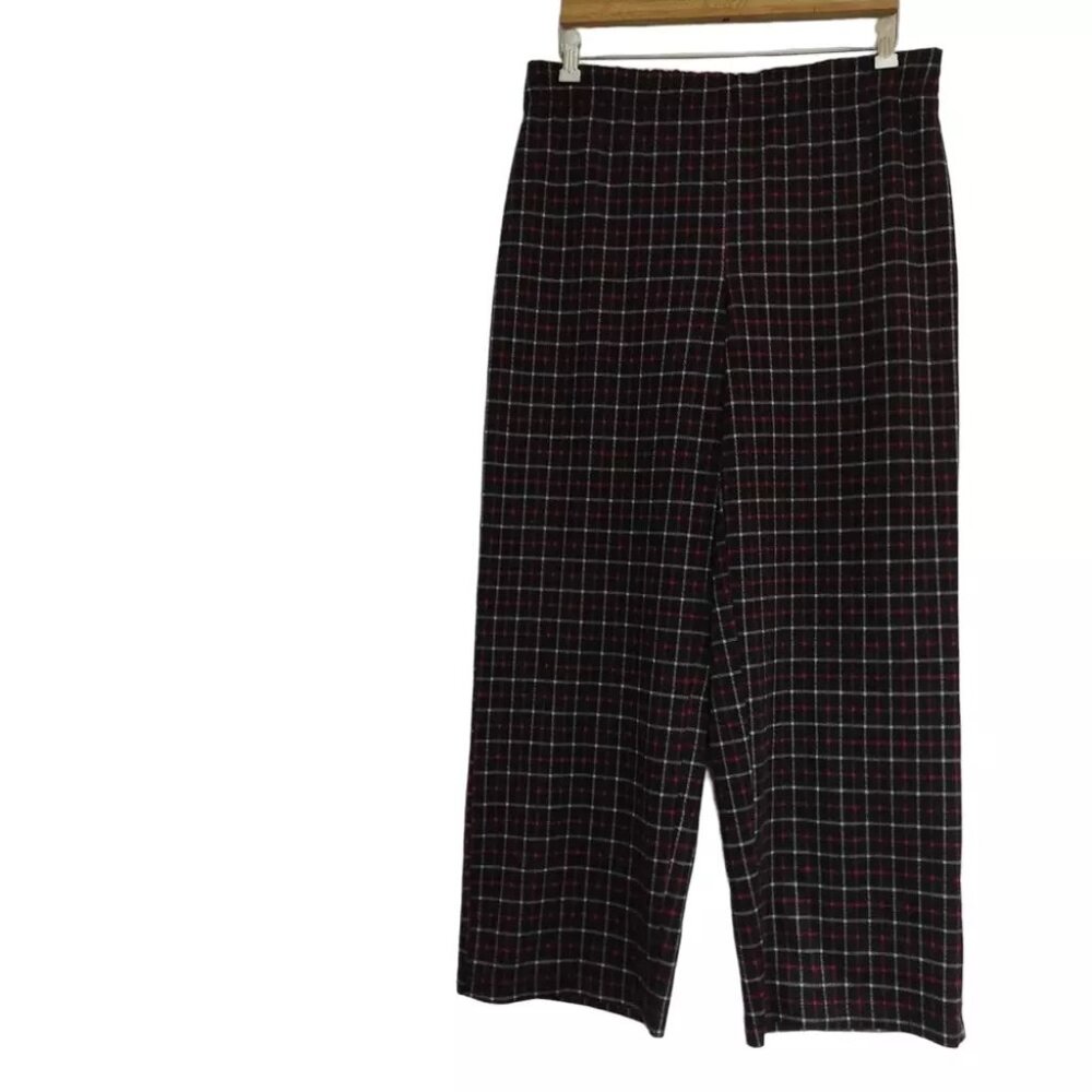 Jules & Leopold XL Pull-On Plaid Lounge Pajama Pants Wide Leg